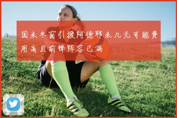 国米冬窗引援阿德耶米几无可能费用高且前锋阵容已满